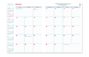 Monthly Planning Guide Refill